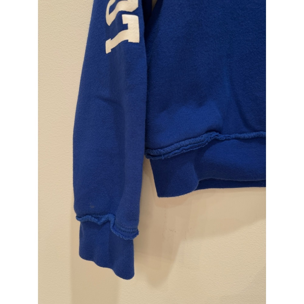 New Era Los Angeles Dodgers Hoodie Blue Logo Sleeve Graphics women Small - Picture 6 of 10